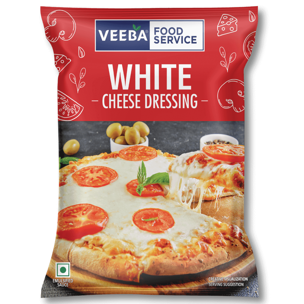 Veeba White Cheese Dressing,1 Kg