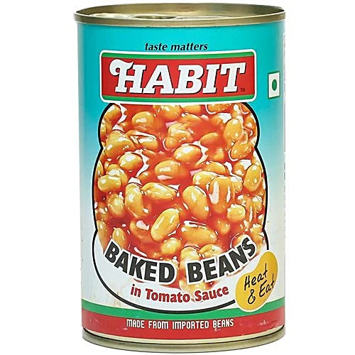 Habit Baked Beans Tomato, 400 Gm