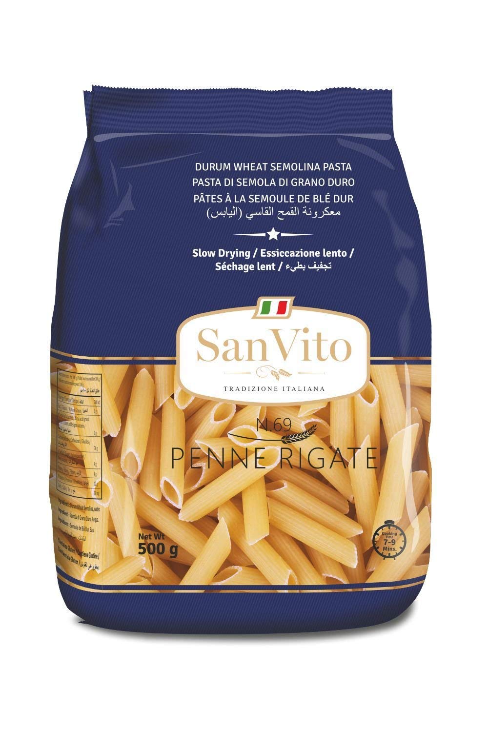 Sanvito Penne Rigate, 500 gm