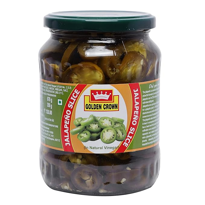 Golden Crown Jalapeno Slice, 670 Gm
