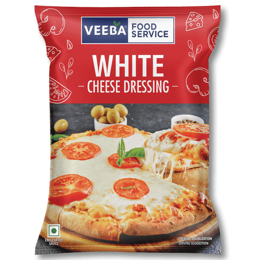 Veeba White Cheese Dressing,1 Kg