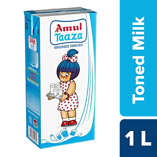 Amul Taaza Milk,1 Ltr