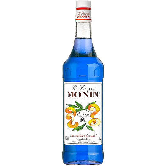 Monin  Blue Curacao Lime Syrup, 1 ltr