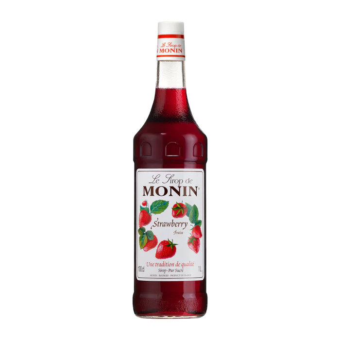 Monin Strawberry Syrup, 1 Ltr